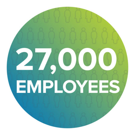 Solvay employs 27,000 people.