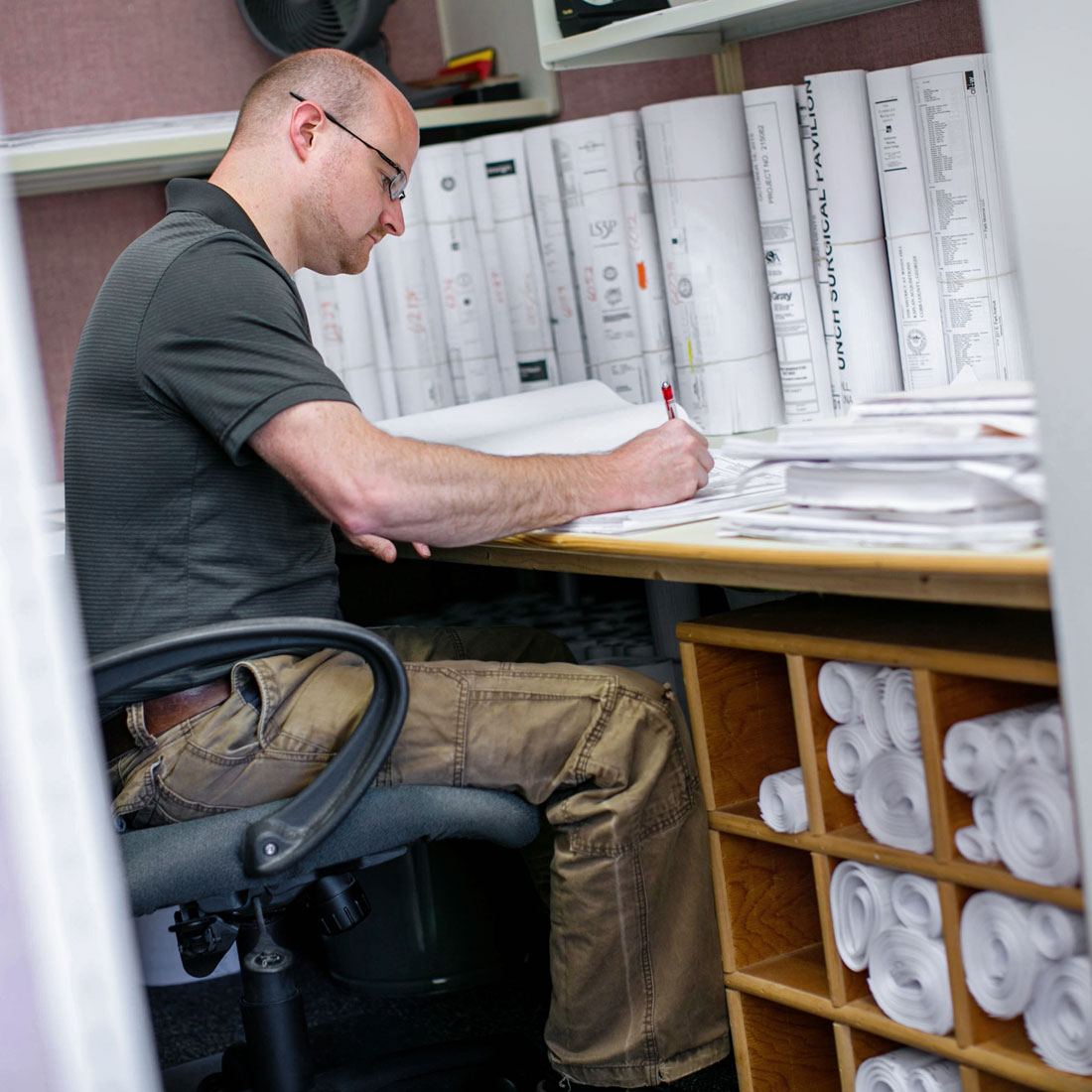 Our estimating department examines drawings and provides an estimated budget for every potential project that comes through our doors.