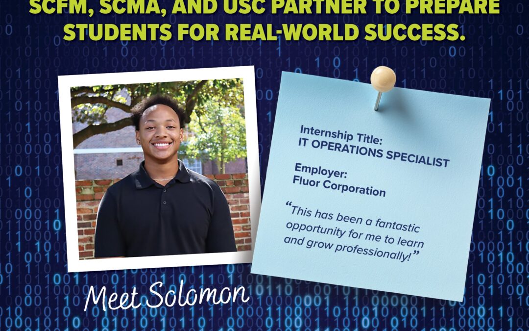 From Campus Leader to Industry Intern: Solomon Jacobs Gains Real-World IT Experience at Fluor Corporation